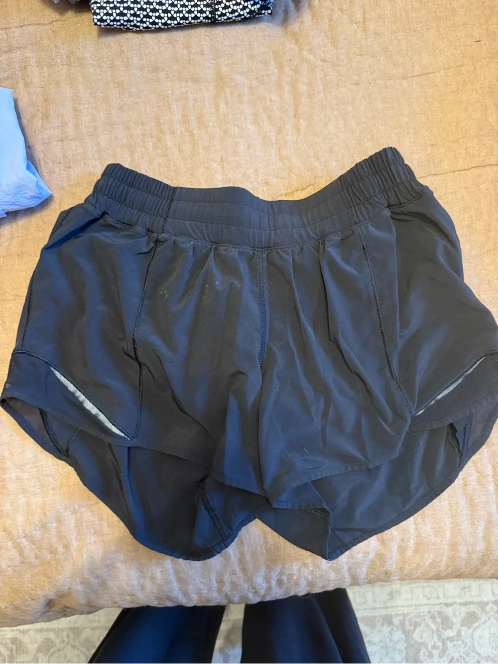 lululemon athletica Black Layered Running Shorts